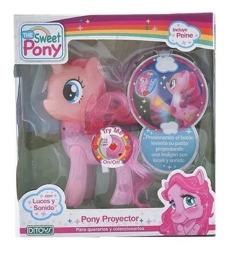 Sweet Pony Proyector Con Luces Y Sonido Ditoys 2292