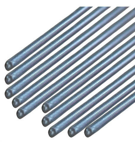 Kit 10 Vareta Solda De Alumínio Fluxo Interno 1,90mm X 480mm