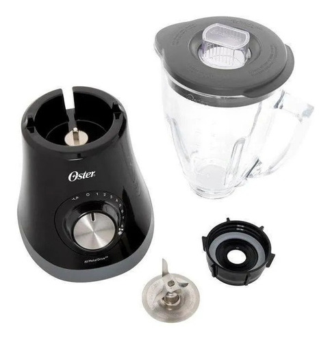 Imagem 2 de 2 de Liquidificador portátil Oster Super Chef BLSTMG 1.5 L preto com jarra de vidro 127V