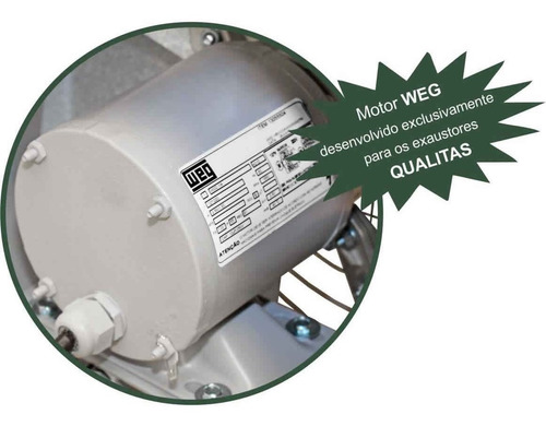 Exaustor Axial 50 Cm Bivolt Motor Weg - 4 Polos Alta Rotação
