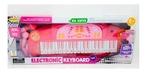 Organeta Teclado Piano Musical Para Niños Con Microfono 