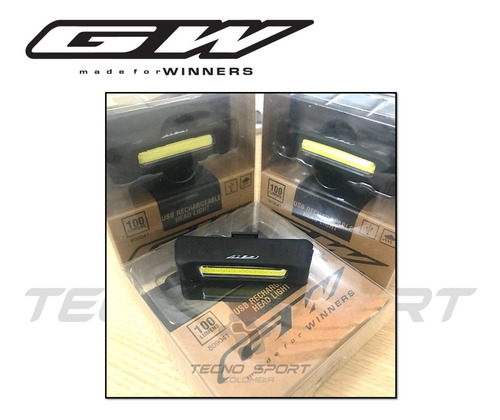 Imagen 5 de 9 de Luz Trasera Gw Bicicleta Recargable Usb 100 Lumens 5 Funcion