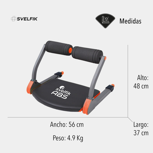 Imagen 2 de 8 de Aparato Abdominales Svelfik Ab S Max Abdomen Tomic Core Ms