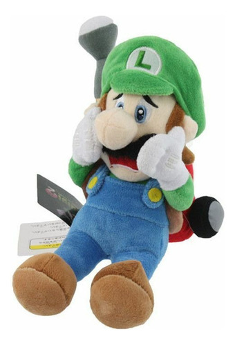 / Super Mario Luigi's Mansion 2 Luigi Muñeca Peluche Juguete