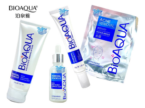 Jabon Kit Bioaqua Pure Skin X4 - mL a $74