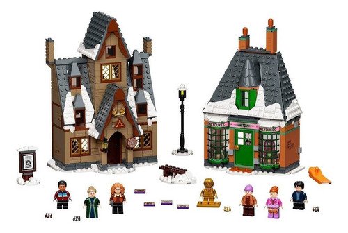 Imagen 1 de 5 de Bloques para armar Lego Harry Potter Hogsmeade village visit 851 piezas en caja
