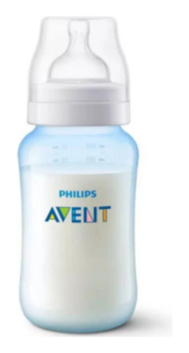 Tetero Válvula Anticólicos Azul 11oz Avent