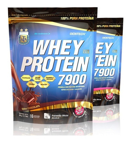 Imagen 1 de 1 de Whey Protein Afa 7900 Gentech X1kg