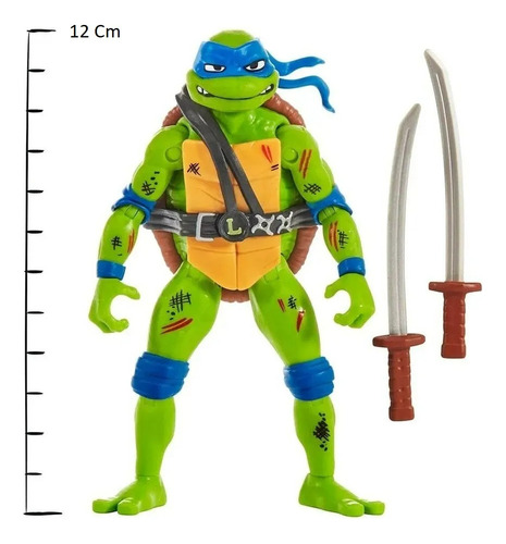Figuras Tortugas Ninja Tmnt Battle Pack Leonardo Vs Superfly