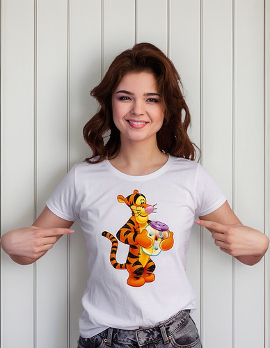 Playera Dama Wo Winnie Pooh Tigger P15