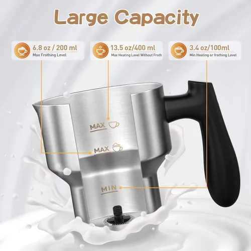 Vapor De Vapor De Leche Eléctrica 5 En 1 Con Lámpara De 5 En