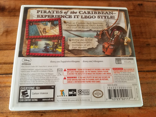 Juego Nintendo 3ds Pirates Of The Caribbean Original