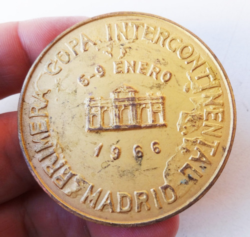 Medalla Antigua Basquet 1966 Campeonato Madrid Basket