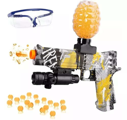 MR. GADGETS Pistola de Juguete Automática Hidrogel Desert Eagle Magnum 3  Cargadores Tambor, Lanzador de Gel Blaster para Exteriores, Juego de Equipo  de Disparo de Proyectiles, Eléctrico, Recargable : : Juguetes y