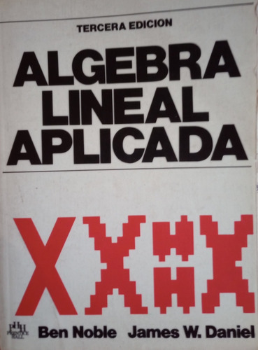 Libro Usado Algebra Lineal Aplicada Ben Noble James Daniel 