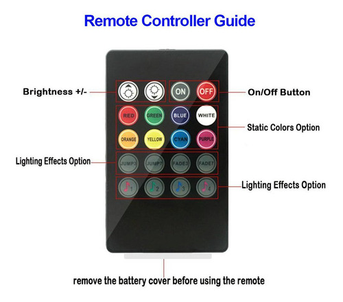 Imagem 6 de 9 de Carro Home Rgb Led Strip Luz Atmosfera Pé Luzes Ambientes