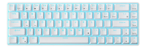 Teclado Mecánico Royal Kludge Rk68 Switches Cherry Teclado Switch Rk Brown Teclado Blanco Idioma Inglés Us