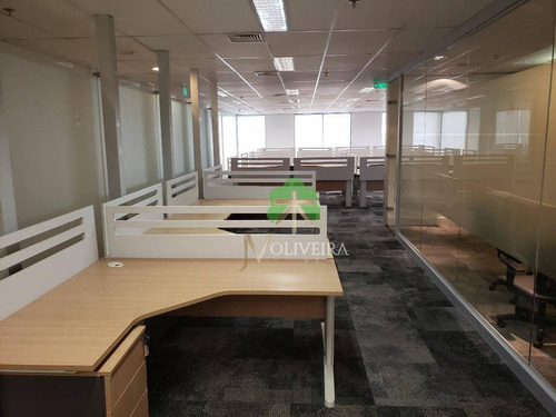 Andar Corporativo - Totalmente Mobiliada, Pronto Para Entrada Imediata - Brooklin - São Paulo/sp - Ac0001