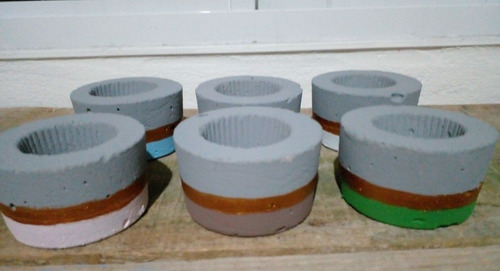Imagem 2 de 6 de Kit 10cachepô Baby Para Suculentas E Mini Cactos.com Pintura