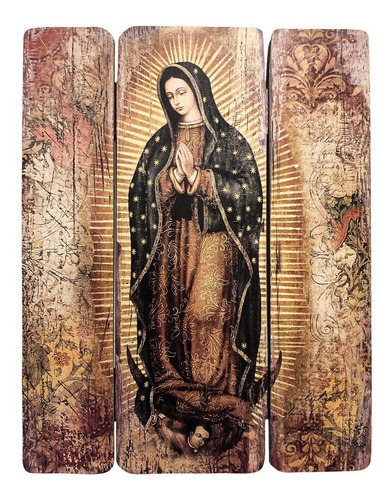 Cuadro Virgen Guadalupe Impresión Directa En Mdf 60x77cm