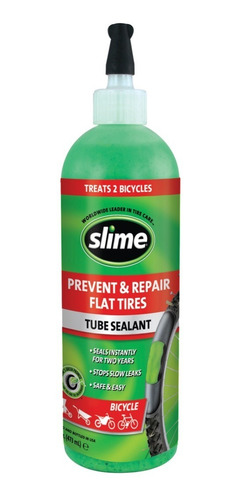 Sellador 2 En 1 Slime Para Llantas Con O Sin Cámara 16 Oz