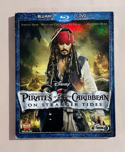 Piratas Del Caribe Navegando Aguas Misterio Blu-ray Original
