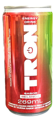 Kit 6 Energy Drink Guaracamp Tron 269ml Sabor Melancia