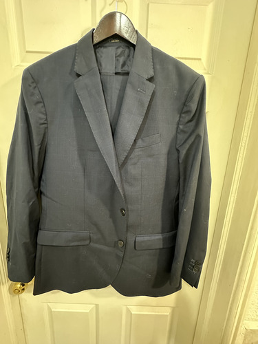 Traje 2 Piezas Massimo Dutti Azul Marino 44r (Usado)