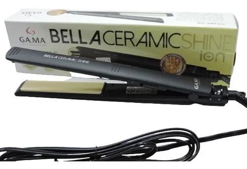 Plancha Gama Bella Ceramic Shine Negro