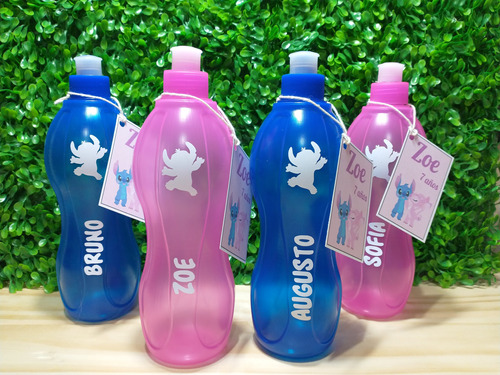 Botellitas Deportivas Personalizadas  Stich - Pack Porr 10