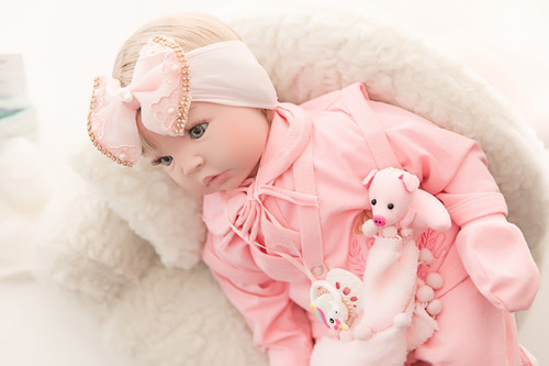 Tipo Boneca Bebê Baby Real Reborn Realista 16 Itens+ Brinde