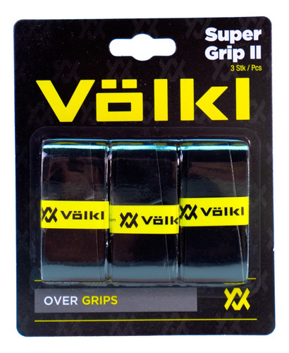 Overgrip Raqueta Tenis Volkl Super Grip Il Pack X3 - Btu Color Negro