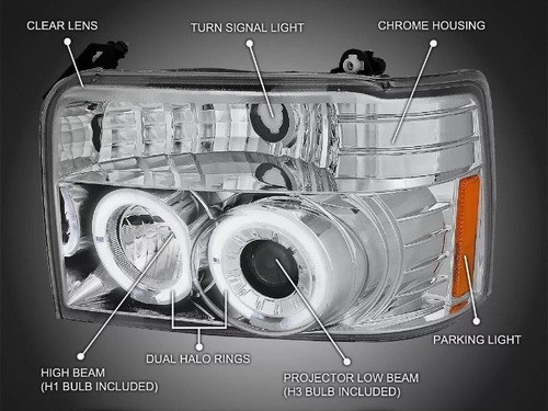 Opticas Led Compatible Con Marca Ford F100 F150 Ojo Ángel