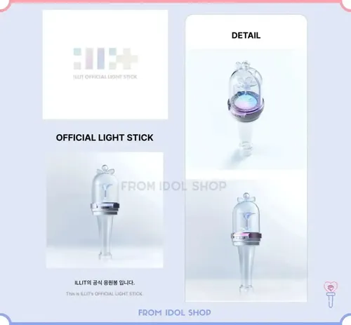 Light Stick Illit, Incluindo Cartão Light Stick/// | MercadoLivre