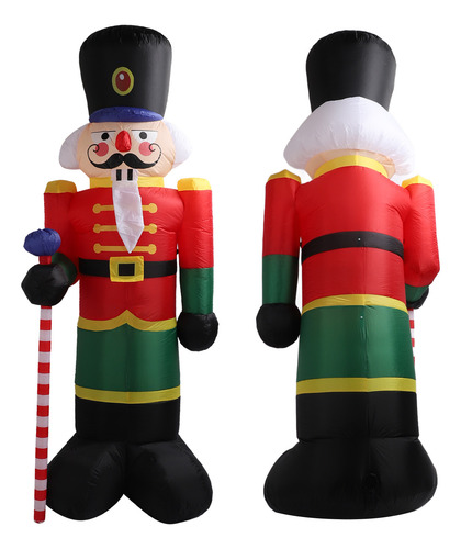 Soldado Inflable De Navidad De 7 9 Pies De Fibra De