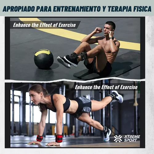 Tobilleras Pesas de Arena de 1, 2, 3, 4 y 5kg - 1KG XTREME SPORT