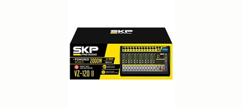Imagen 3 de 4 de Consola Potenciada Skp Vz-120ll 12ch 2000w Bt