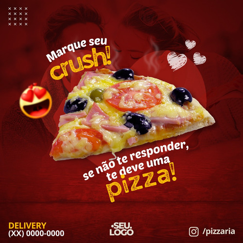 Imagem 4 de 4 de 30 Post Personalizados Para Sua Pizzaria. Com Sua Logo