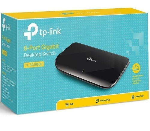 Switch Tp-link Gigabit Ethernet Tl-sg1008d 1000mbps 8 Puerto