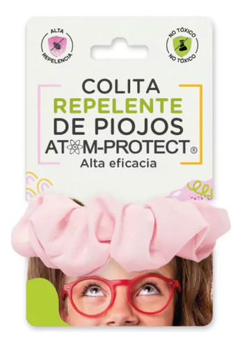 Atom Protect Colita Repelente De Piojos X1 Rosa