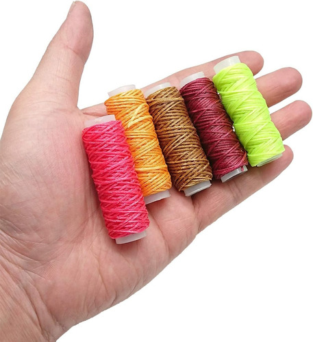 30 Hilo Encerado -30 Colores 12m C/u Para Coser Cuero