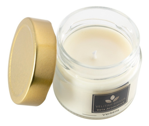 Imagem 3 de 5 de Kit 3 Velas Aromáticas Premium Verbena 140g 30h