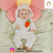 Comprar Bebe Reborn Rene 33cm Cuerpo 100% Silicon Toma Agua Y Orina