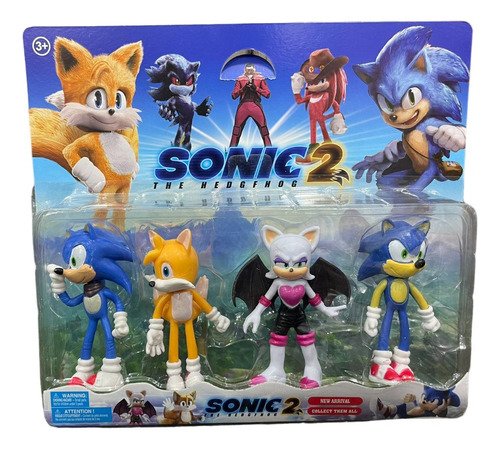 Blister Sonic The Hedgehog X4 Rouge The Bat