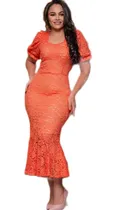 Comprar Vestido Tubinho Rendado Com Forro Eleganteu002Fchic