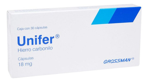 Unifer 18 Mg Caja Con 30 Cápsulas