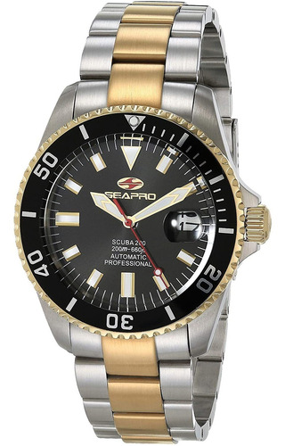 Reloj Hombre Seapro Sp4326 Automátic Pulso Plateado Just Wat