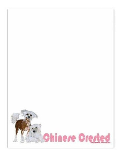 Papelería - Animal Theme Gifts, Chinese Crested Large Statio