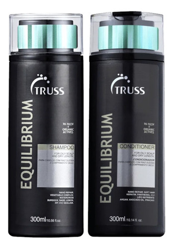 Equilibrium Shamp Condicion Reconstrução Vegano 300ml Truss