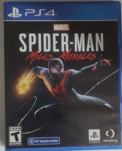 Juego Spiderman Miles Morales Ps4